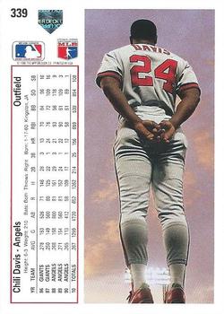 Chili Davis  baseball card collectible - Main Image 2