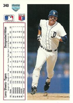 Larry Sheets  baseball card collectible - Main Image 2