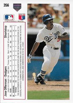 Jose Offerman  baseball card collectible - Main Image 2