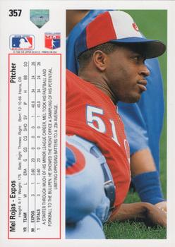 Mel Rojas  baseball card collectible - Main Image 2