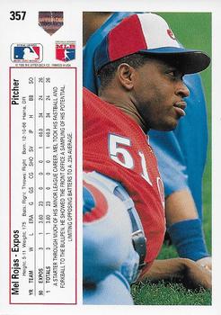 Mel Rojas  baseball card collectible - Main Image 2