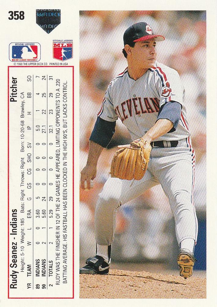 Rudy Seanez  baseball card collectible - Main Image 2