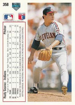 Rudy Seanez  baseball card collectible - Main Image 2