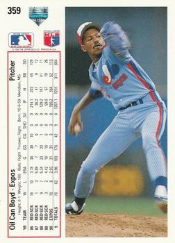 Oil Can Boyd  baseball card collectible - Main Image 2