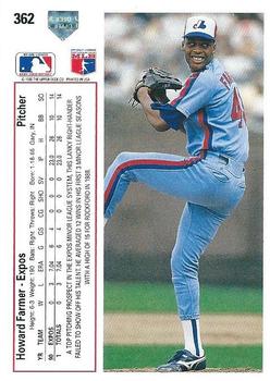 Howard Farmer  baseball card collectible - Main Image 2