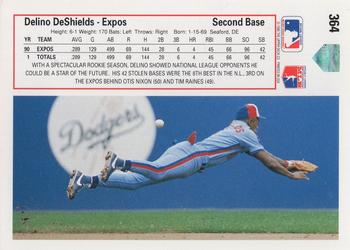 Delino DeShields  baseball card collectible - Main Image 2