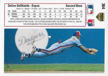 Delino DeShields  baseball card collectible - Main Image 2