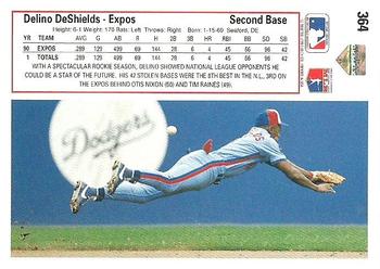 Delino DeShields  baseball card collectible - Main Image 2