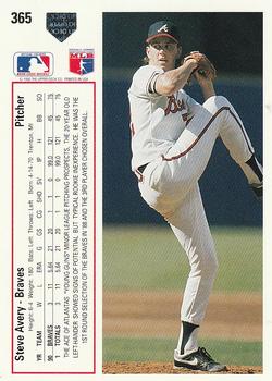Steve Avery  baseball card collectible - Main Image 2