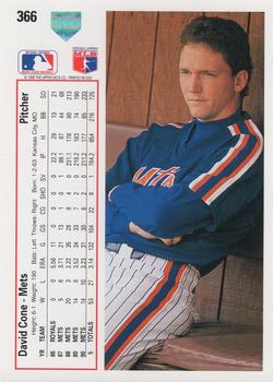 David Cone  baseball card collectible - Main Image 2