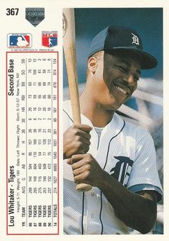 Lou Whitaker  baseball card collectible - Main Image 2
