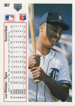 Lou Whitaker  baseball card collectible - Main Image 2