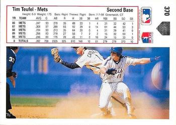 Tim Teufel  baseball card collectible - Main Image 2