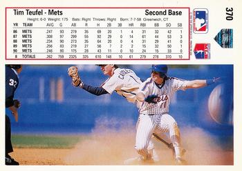 Tim Teufel  baseball card collectible - Main Image 2