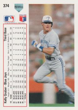 Kelly Gruber  baseball card collectible - Main Image 2