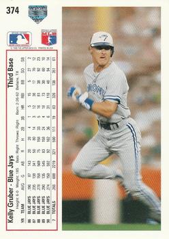 Kelly Gruber  baseball card collectible - Main Image 2