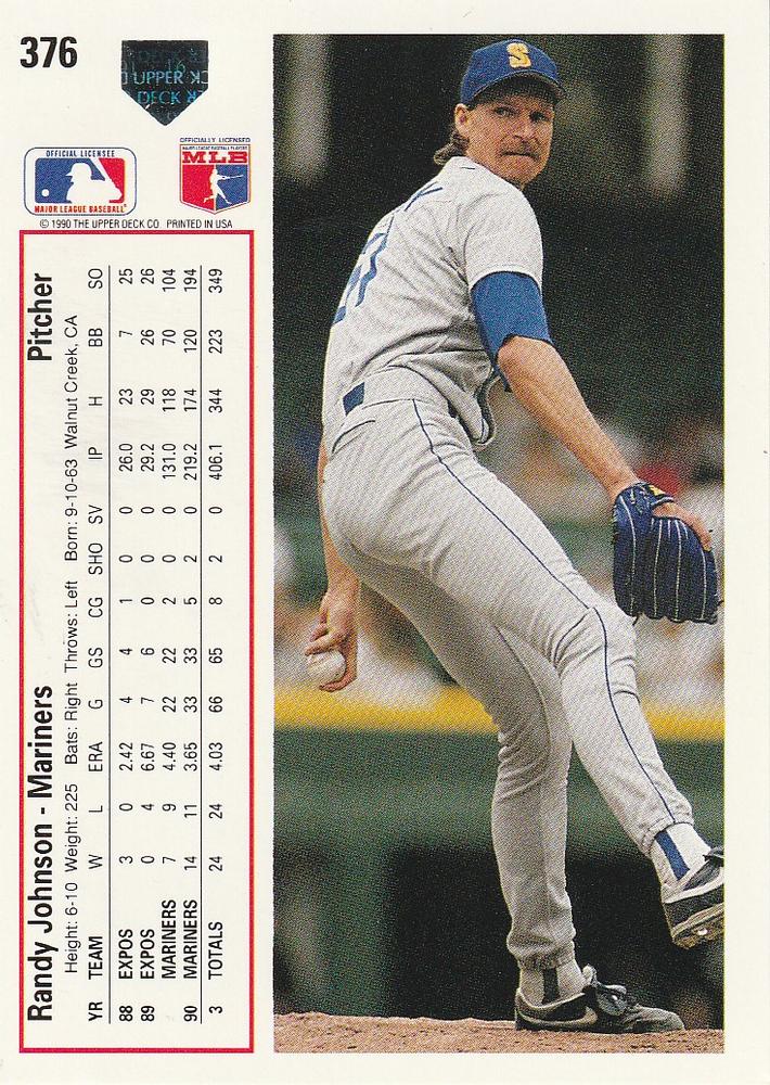 Randy Johnson  baseball card collectible - Main Image 2