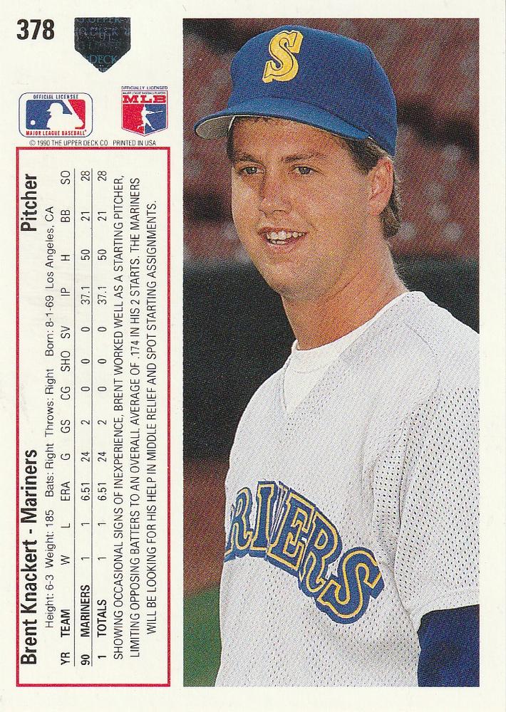 Brent Knackert  baseball card collectible - Main Image 2