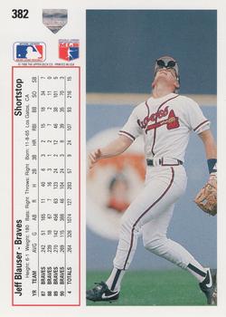 Jeff Blauser  baseball card collectible - Main Image 2