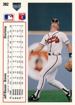 Jeff Blauser  baseball card collectible - Main Image 2