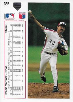 Dennis Martinez  baseball card collectible - Main Image 2