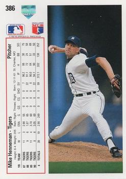 Mike Henneman  baseball card collectible - Main Image 2