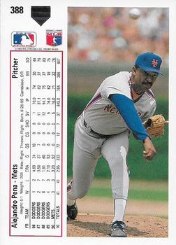 Alejandro Pena  baseball card collectible - Main Image 2