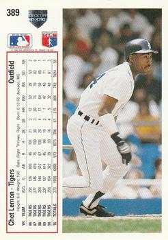 Chet Lemon  baseball card collectible - Main Image 2