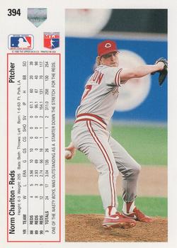 Norm Charlton  baseball card collectible - Main Image 2