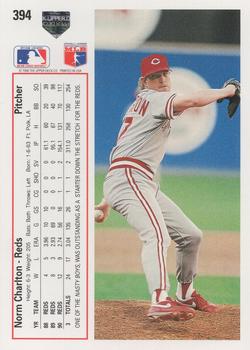 Norm Charlton  baseball card collectible - Main Image 2