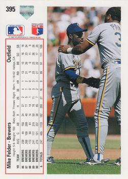 Mike Felder  baseball card collectible - Main Image 2