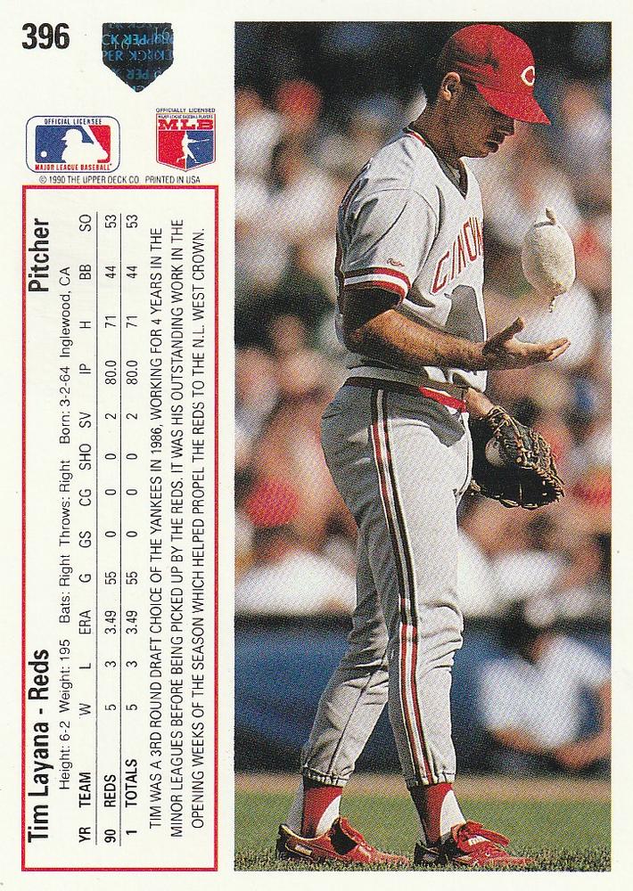 Tim Layana  baseball card collectible - Main Image 2