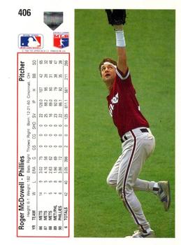 Roger McDowell  baseball card collectible - Main Image 2