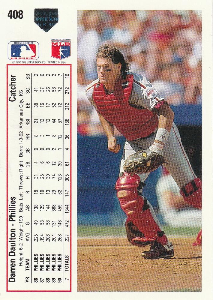Darren Daulton  baseball card collectible - Main Image 2