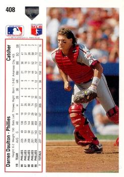 Darren Daulton  baseball card collectible - Main Image 2