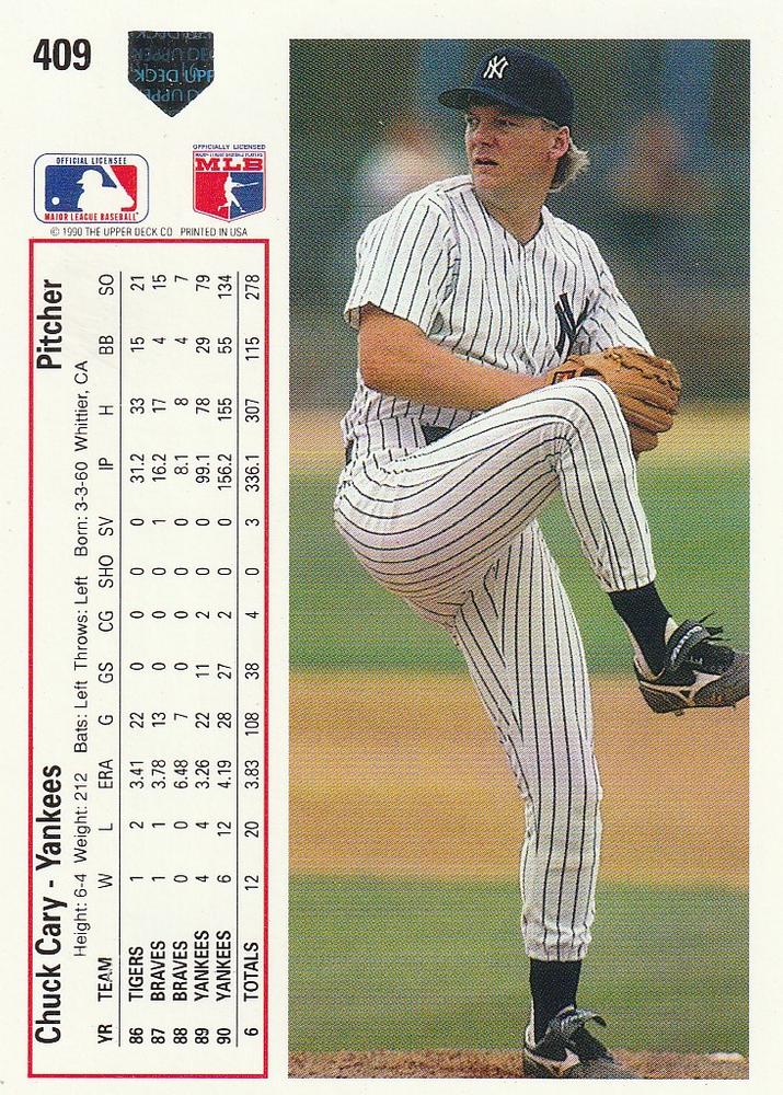 Chuck Cary  baseball card collectible - Main Image 2