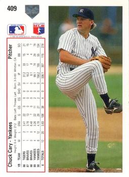 Chuck Cary  baseball card collectible - Main Image 2