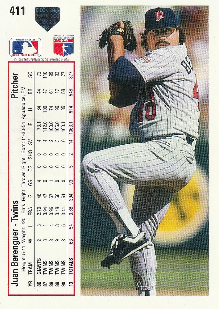 Juan Berenguer  baseball card collectible - Main Image 2