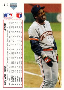 Gary Ward  baseball card collectible - Main Image 2