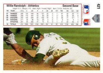 Willie Randolph  baseball card collectible - Main Image 2