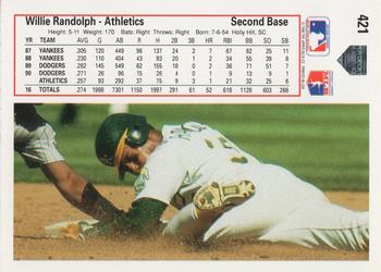 Willie Randolph  baseball card collectible - Main Image 2