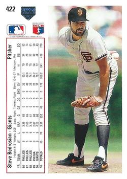 Steve Bedrosian  baseball card collectible - Main Image 2