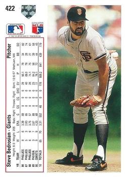 Steve Bedrosian  baseball card collectible - Main Image 2