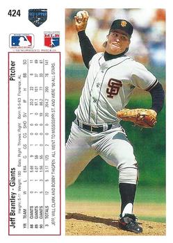 Jeff Brantley  baseball card collectible - Main Image 2