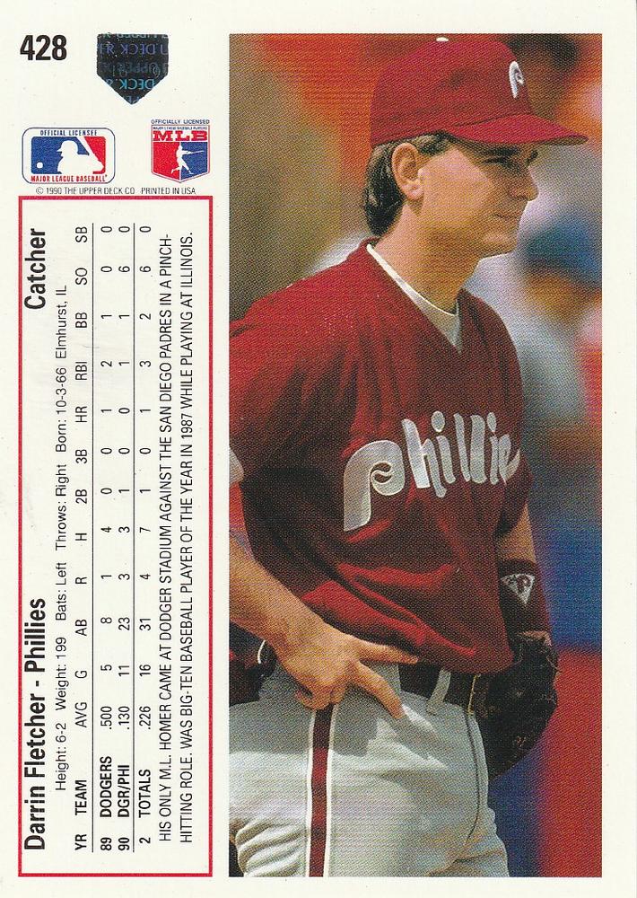 Darrin Fletcher  baseball card collectible - Main Image 2