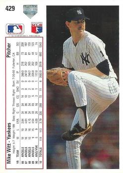 Mike Witt  baseball card collectible - Main Image 2