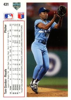 Tom Gordon  baseball card collectible - Main Image 2