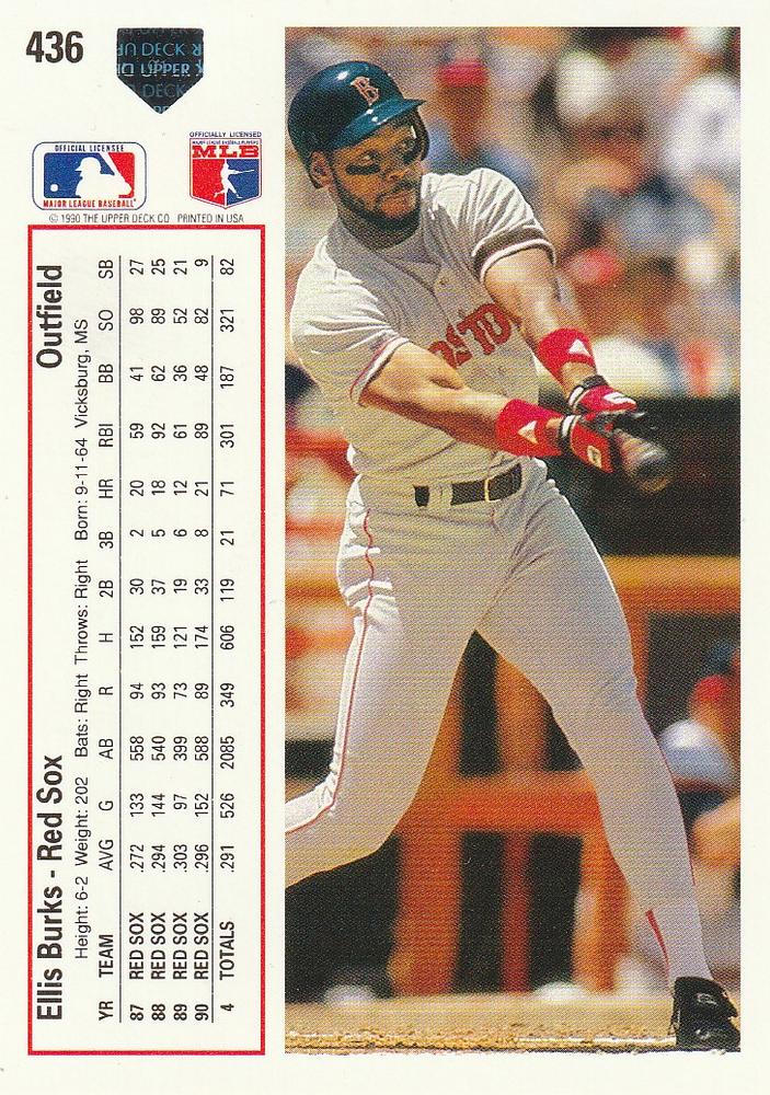 Ellis Burks  baseball card collectible - Main Image 2