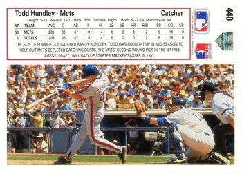 Todd Hundley  baseball card collectible - Main Image 2