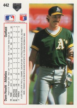 Dann Howitt  baseball card collectible - Main Image 2